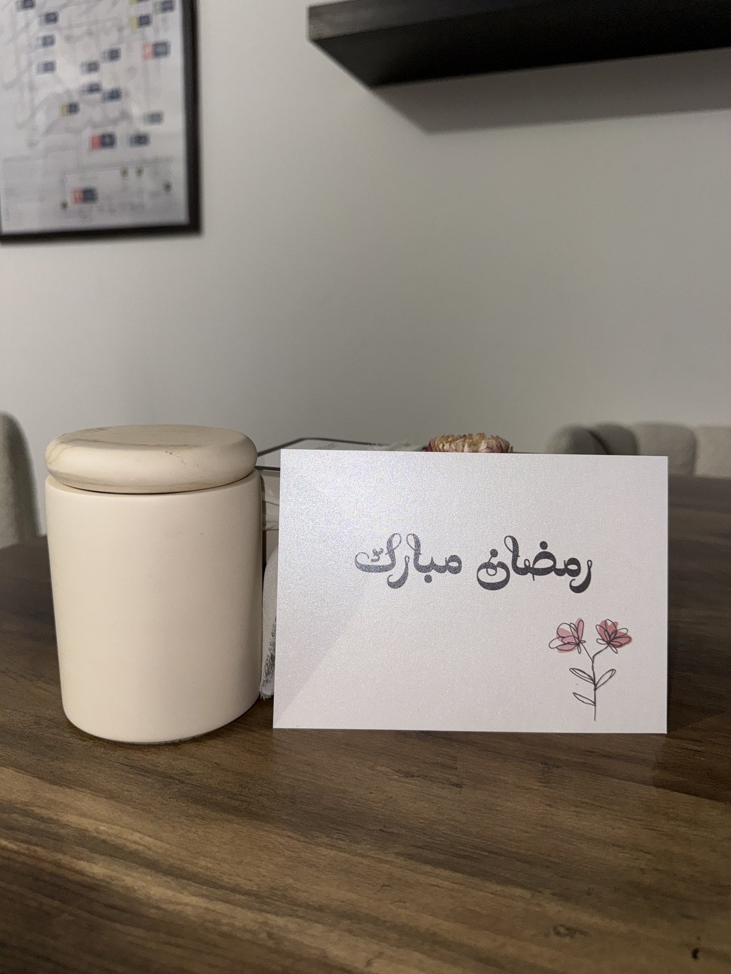 Carte personnalisée flowers
